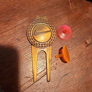 Vintage Nike Metal Divot Tool Swoosh